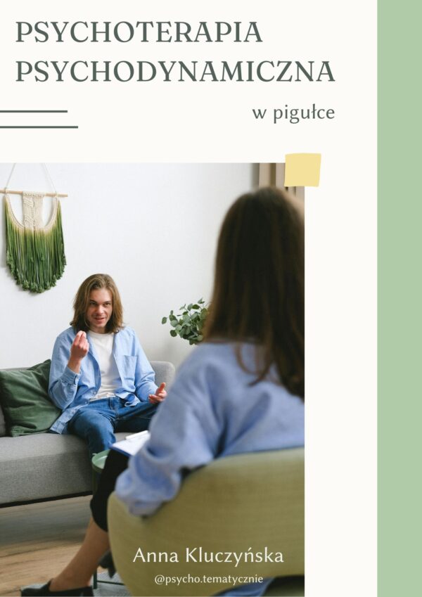 okładka ebooka psychoterapia psychodynamiczna w pigułce